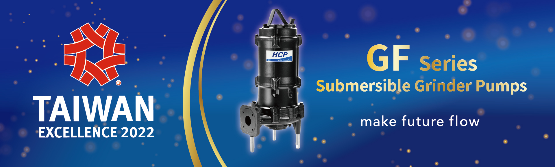 GF series -submersible Grinder Pumps has won 30th Taiwan Excellence Award!