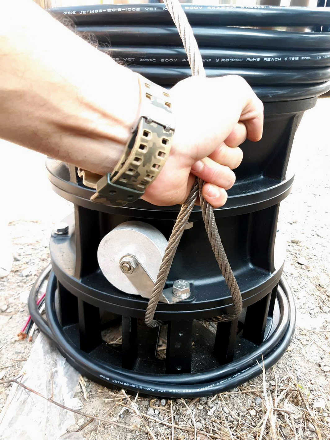 Shrimp Farm Water System in Chachoengsao, Thailand