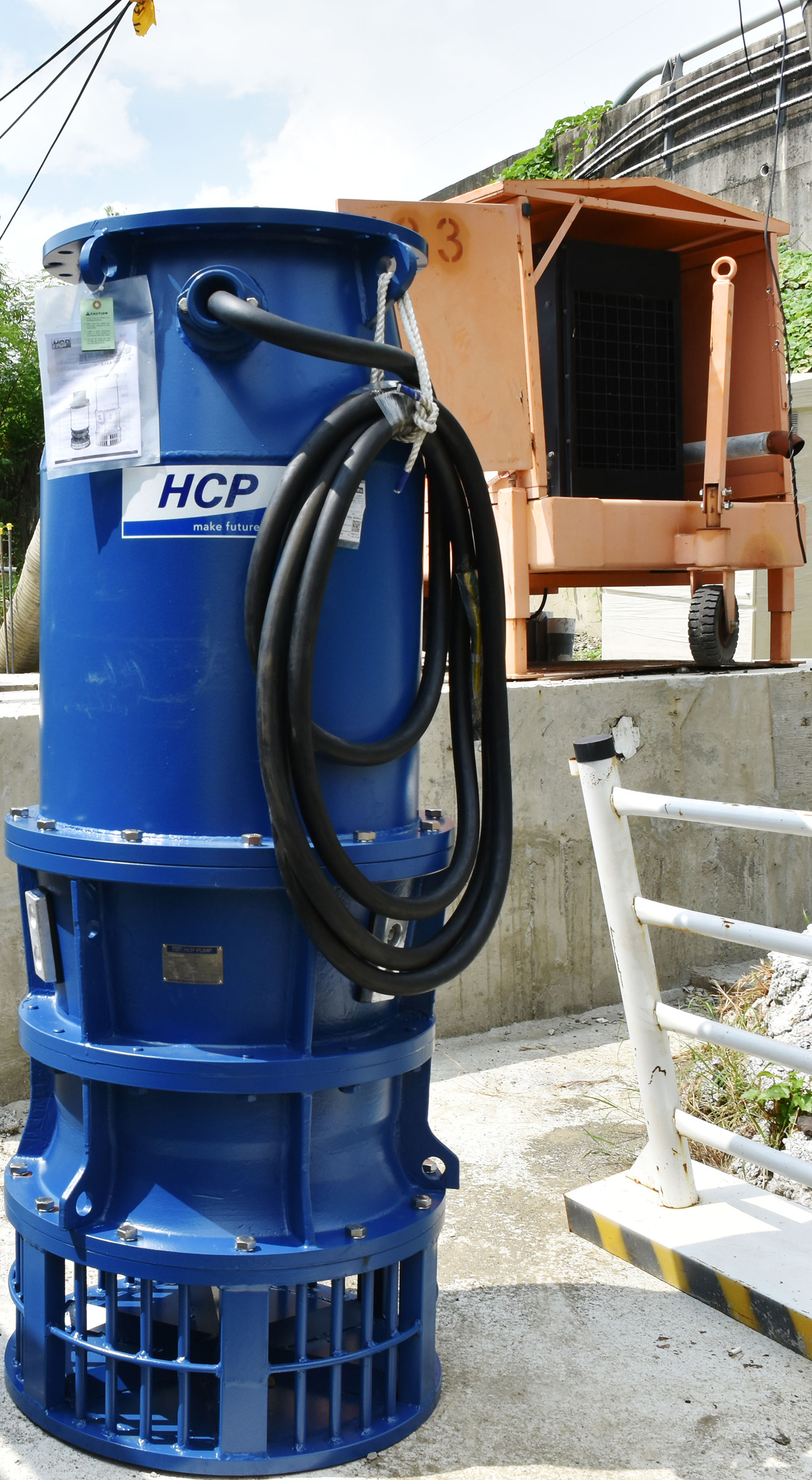 Flood Control Pumping Station in Kaohsiung, Taiwan Flood Control Pumping Station in Kaohsiung, Taiwan