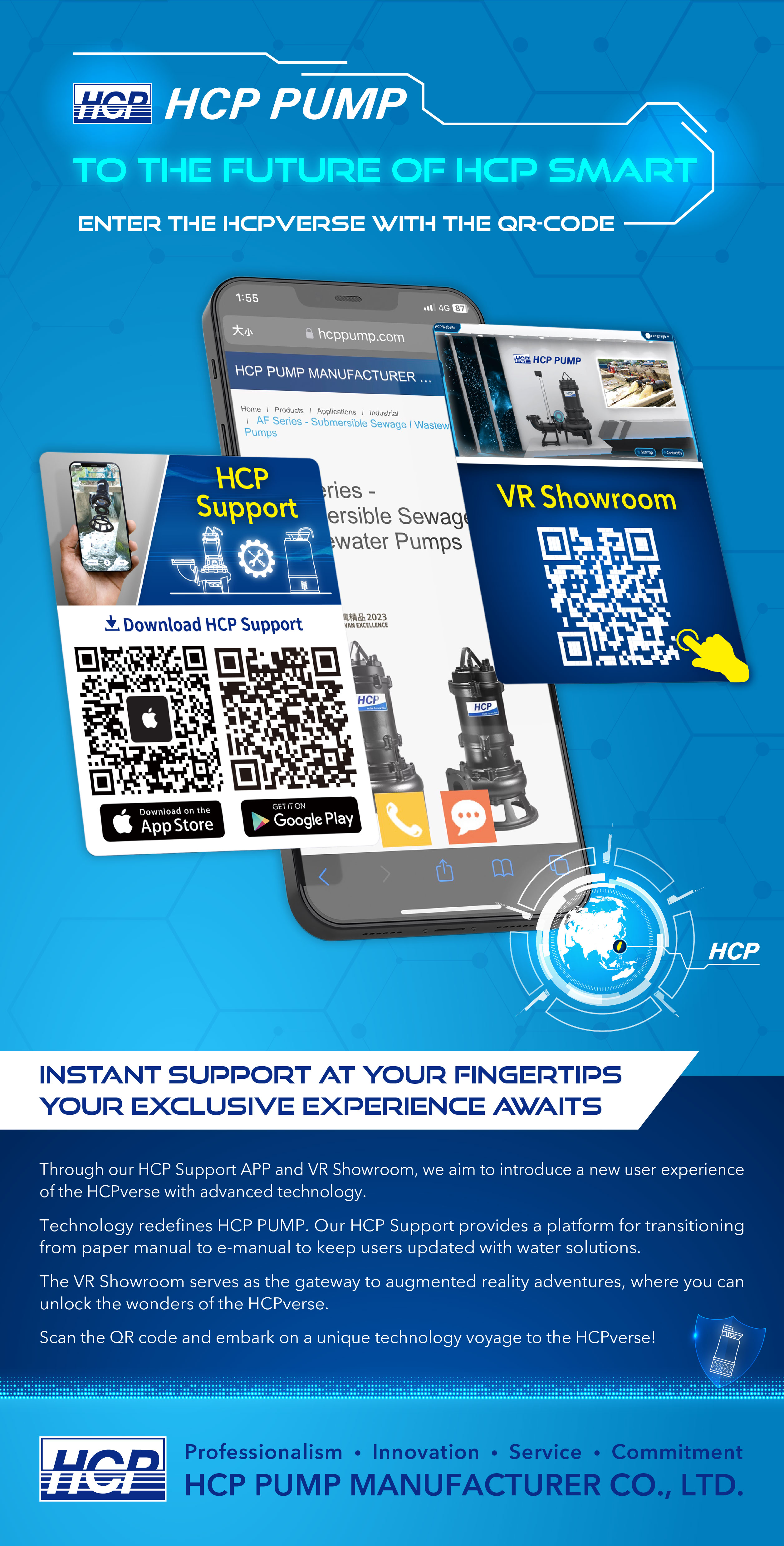 掃描QR-Code，啟動河見元宇宙！ 《檢修小幫手》給您即時的支援